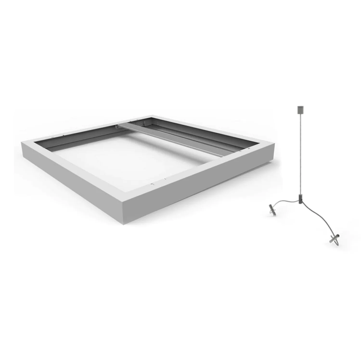 LED panel mounting sets