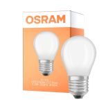 Osram LED Classic LED E27 Pear Filament Frosted 1.2W 255lm - 840 Cool White | Replaces 25W