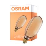 Osram Vintage 1906 LED E27 Globe Filament Gold 100mm 4W 220lm - 818 Extra Warm White | Dimmable - Replaces 60W