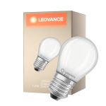 Ledvance LED Classic E27 Pear Filament Frosted 1.2W 255lm - 840 Cool White | Replaces 25W