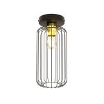 Emibig Ceiling Light Barn Steel Black | Suitable for 1x E27 - Max 15W