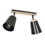 Emibig Ceiling Light Atlas Steel Black | Suitable for 2x E27 - Max 15W