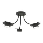 Emibig Ceiling Light Enso Steel Black | Suitable for 3x GX53 - Max 12W