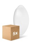 Multipack 5x Ledvance Surface Circular 400 24W 830 1920lm White IP44 | Warm White