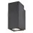 SLV Enola S Wall Light Aluminium Grey Square 6W 500lm - 940 Cool White | Outdoor - IP65 - Best Colour Rendering