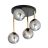 Emibig Ceiling Light Dolce Steel Black | Suitable for 4x E14 - Max 10W