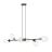 Emibig Pendant Pandora Steel Black | Suitable for 6x E14 - Max 10W