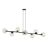 Emibig Pendant Rossi Steel Black | Suitable for 8x E14 - Max 10W