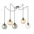 Emibig Pendant Gigi Steel Black | Suitable for 5x E14 - Max 10W
