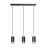 Emibig Pendant Fumiko Steel Black | Suitable for 3x GU10 - Max 10W