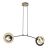Emibig Pendant Skiva Steel Black | Suitable for 2x E27 - Max 15W