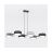 Emibig Pendant Drumz Steel Black | Suitable for 6x E14 - Max 10W