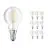 Multipack 10x Osram CLASSIC LED E14 Pear Filament Clear 4.2W 470lm - 927 Extra Warm White | Best Colour Rendering - Dimmable - Replaces 40W