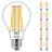 Multipack 10x Philips Corepro LED Bulb E27 Pear Clear 17W 2452lm - 827 Extra Warm White | Replaces 150W