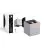D'Lite Wall Light Nova Aluminium Silver Up & Down 4.9W 480lm - 830 Warm White | IP54 - Adjustable Beam Angle
