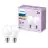 Multipack 2x Philips Bulb LED E27 Pear Frosted 7W 806lm - 827 Extra Warm White