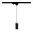 1-Phase Pendulum GU10 Socket Black