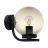 Eglo Wall Light Taverna Steel Black | IP44 - Suitable for 1x E27
