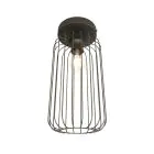 Emibig Ceiling Light Barn Steel Black | Suitable for 1x E27 - Max 15W