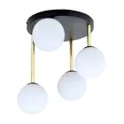 Emibig Ceiling Light Dolce Steel Black | Suitable for 4x E14 - Max 10W