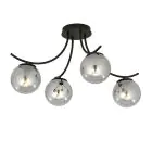 Emibig Ceiling Light Boston Steel Black | Suitable for 4x E14 - Max 10W