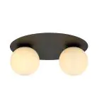 Emibig Ceiling Light Solar Steel Black | Suitable for 2x E14 - Max 10W