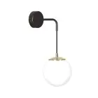 Emibig Wall Light Ognis Steel Black | Suitable for 1x E27 - Max 10W