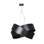 Emibig Pendant Vieno Steel Black | Suitable for 2x E27 - Max 15W