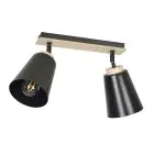 Emibig Ceiling Light Atlas Steel Black | Suitable for 2x E27 - Max 15W