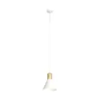 Emibig Pendant Rosa Steel White | Suitable for 1x E27 - Max 15W