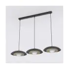 Emibig Pendant Skin Steel Black | Suitable for 3x G9 - Max 8W