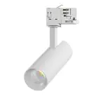Noxion LED Tracklight 3-Phase Ecowhite Aluminium White 10W 840lm 36D - 830 Warm White