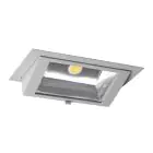 LED Downlight Wallwasher Wally Maxi Grey 46W 6400lm 70x75D - 840 Cool White - 238x145mm