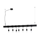 Eglo Pendant Townshend-B Steel Black | IP20 - Suitable for 7x E27 