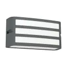 Eglo Wall Light Camarda Aluminium Anthracite | IP54 - Suitable for 1x E27